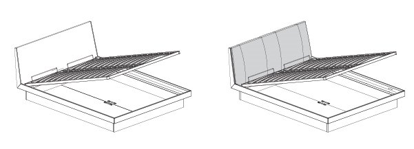 Designbed febo opklapb bodem S technisch bed habits